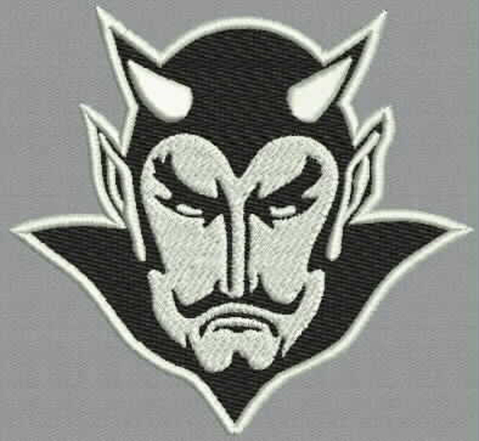 Devil Embroidery Design Etsy