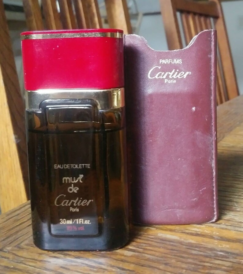 Original 1981 Must De Cartier Edt Splash Perfume 1 Oz 30ml Etsy