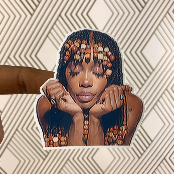 Sza  Sticker, Water Bottle sticker, bumper sticker, weatherproof sticker, laptop sticker, RnB sticker, vinyl