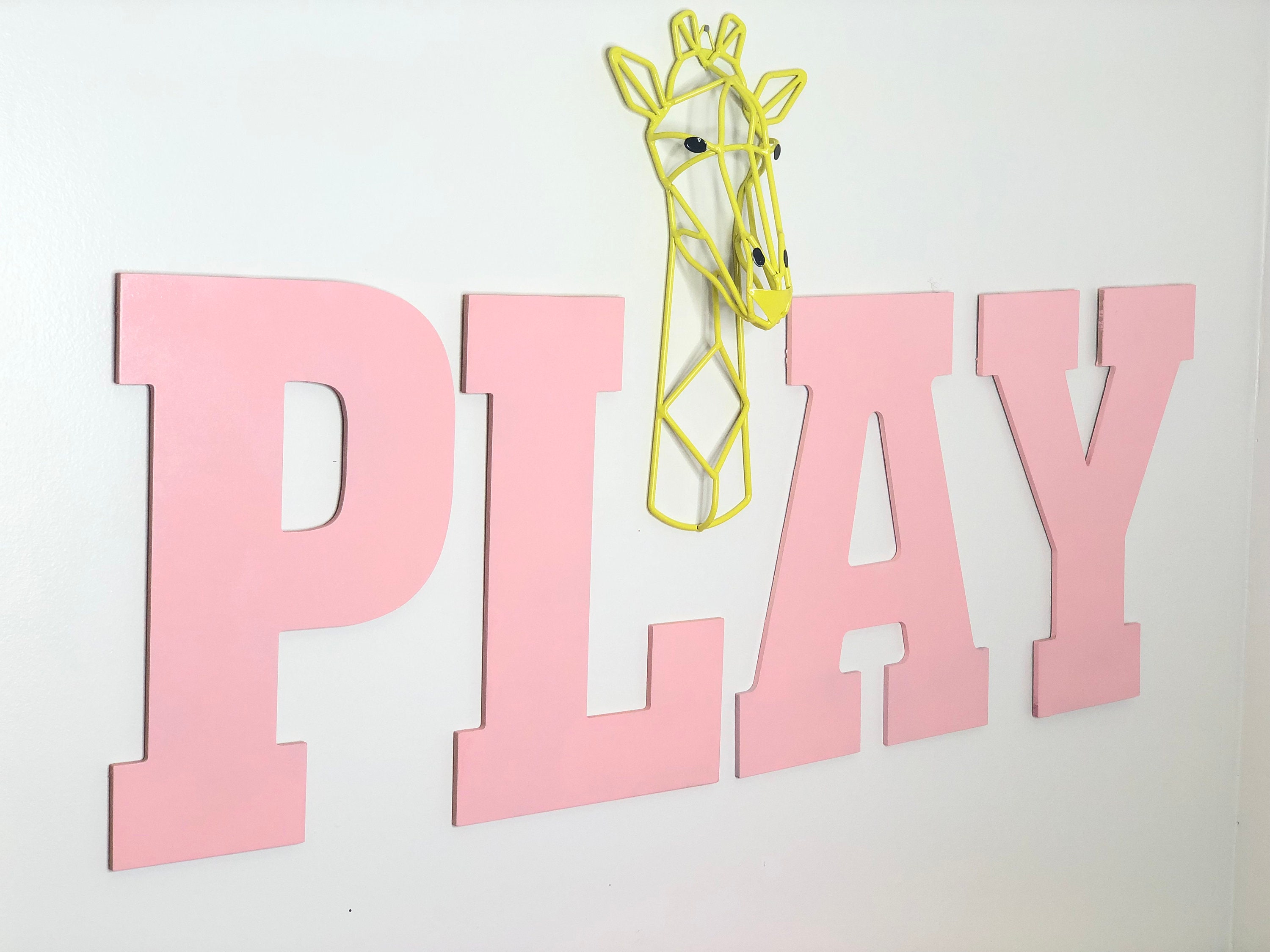 Large Wall Decor Letters Etsy