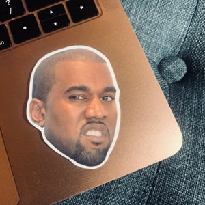 Kanye Abstract Album Art Sticker - Sticker Graphic - Auto, Wall, Laptop, Cell, Truck Sticker for Windows, Cars, Trucks