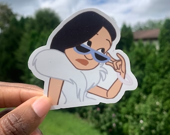 Penny Proud Sticker, cartoon sticker, The Proud Family, Disney show, Disney channel sticker