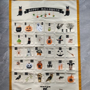 Printable Halloween Haunted House Countdown Advent Calendar - Etsy