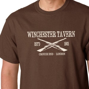 Shaun Of The Dead - Winchester Tavern - T-shirt - Cult Film and Movie Inspired - Hand Screen Printed - Small-XL