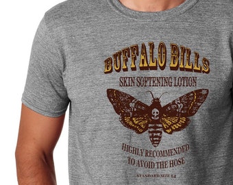 Silence of the Lambs - T-Shirt - Buffalo Bill Unique Inspired Design - Skin Softening Lotion - Cult Movie - Screen Printed - Small-XL