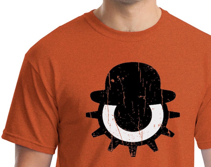 A CLOCKWORK ORANGE  - T-shirt - Stanley Kubrick - Eye and Bowler Hat Design - Cult Classic Film - Screen Printed - Small-XL