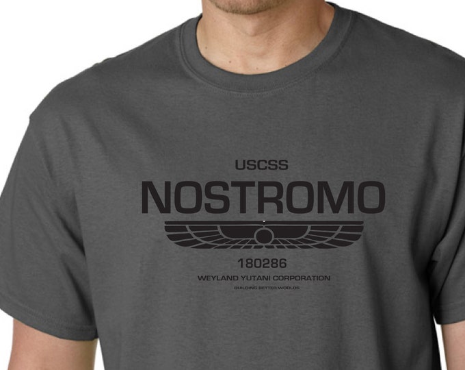 Nostromo - Alien Inspired Screen Printed T-shirt - Small-XXL