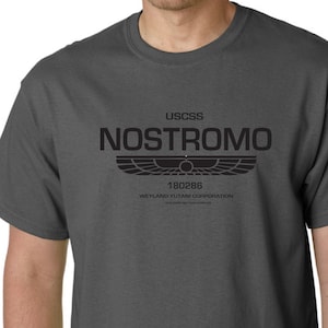 Nostromo - Alien Inspired Screen Printed T-shirt - Small-XXL