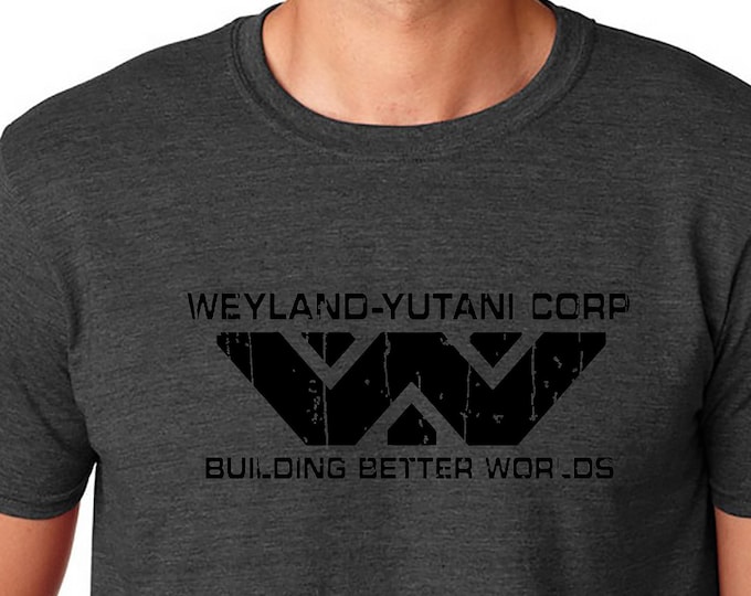 Wayland Yutani Corp - Alien - War Ship - Cult Movie - Inspired Design - Horror - Alien Saga - Screen Printed T-shirt - Small-XXL