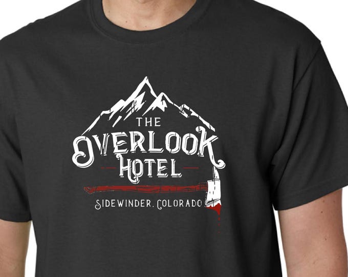 The Shining - Overlook Hotel - T-shirt - Movie Inspired - Cult Classic - Screen Printed - Organic Cotton - S/XXL