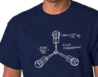 Back To The Future - Flux Capacitor - T-Shirt - Inspired Design - Screen Print - Cult Movie - Small-XXL