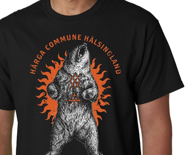 Midsommar  - Inspired T Shirt - Bear on Fire - Horror Movie - Screen Printed - Cult Classic - Small-XXL