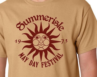 The Wickerman - SummerIsle Festival - T-shirt - HORROR - Inspired Design - Screen Print - Cult Classic - Small/XXL