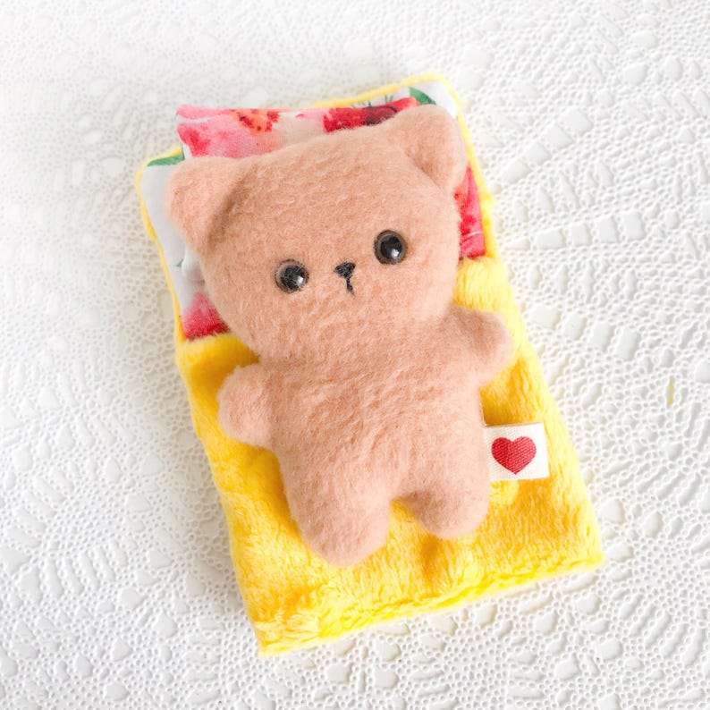 Little Teddy Bear Flowers Sleeping Bag, Travel Toy for Kids, Stuffed