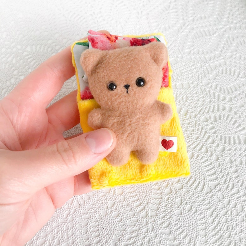 Little Teddy Bear Flowers Sleeping Bag, Travel Toy for Kids, Stuffed