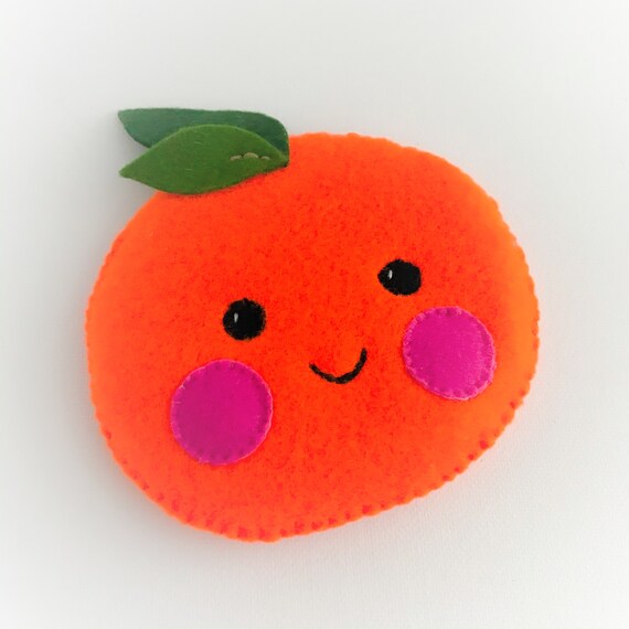 orange fruit plush
