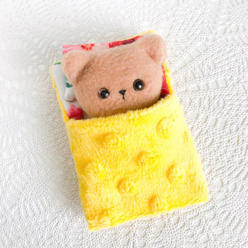 Little Teddy Bear Flowers Sleeping Bag, Travel Toy for Kids, Stuffed