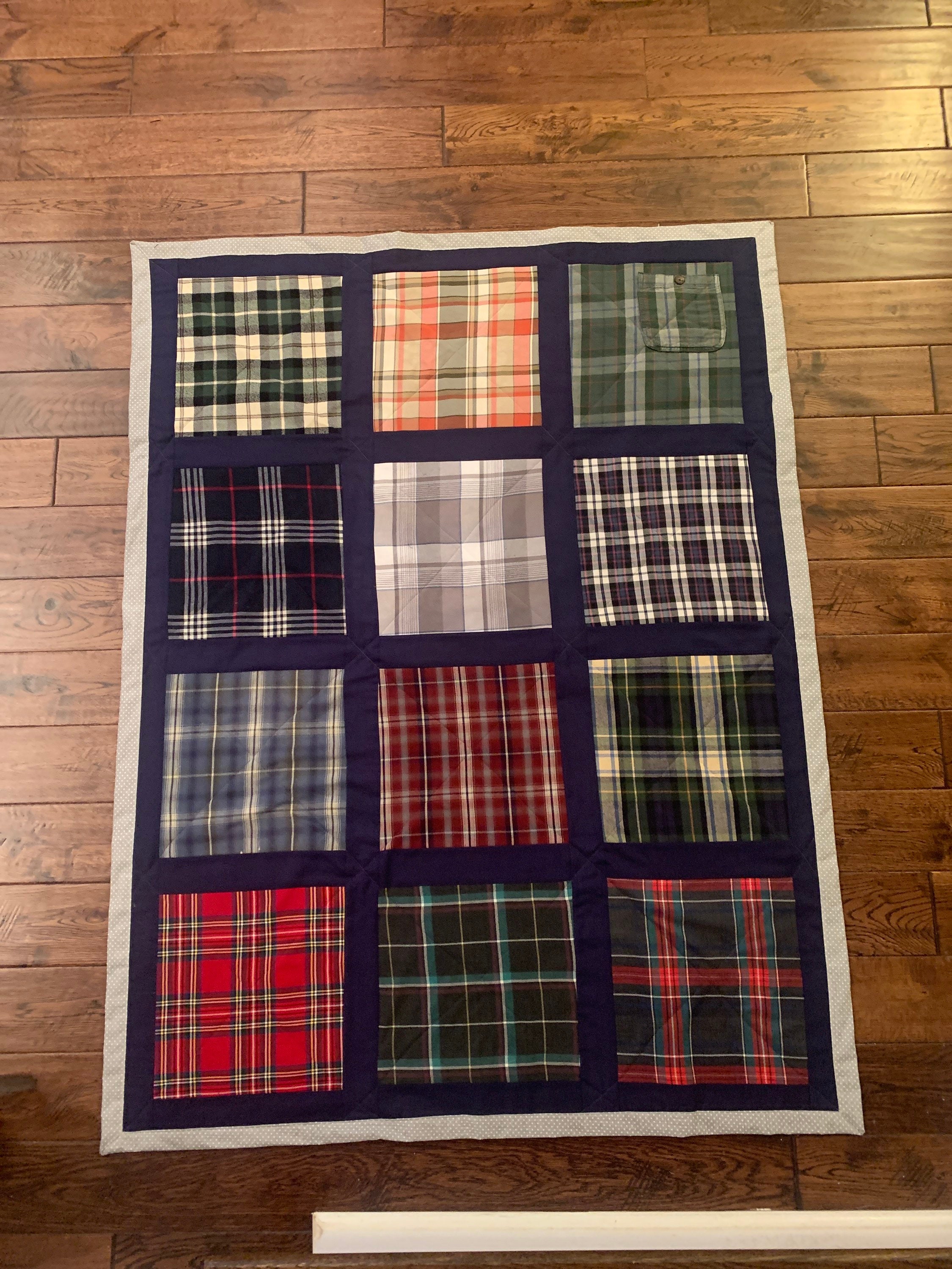 Bereavement Quiltmemory Blanket Deposit Etsy