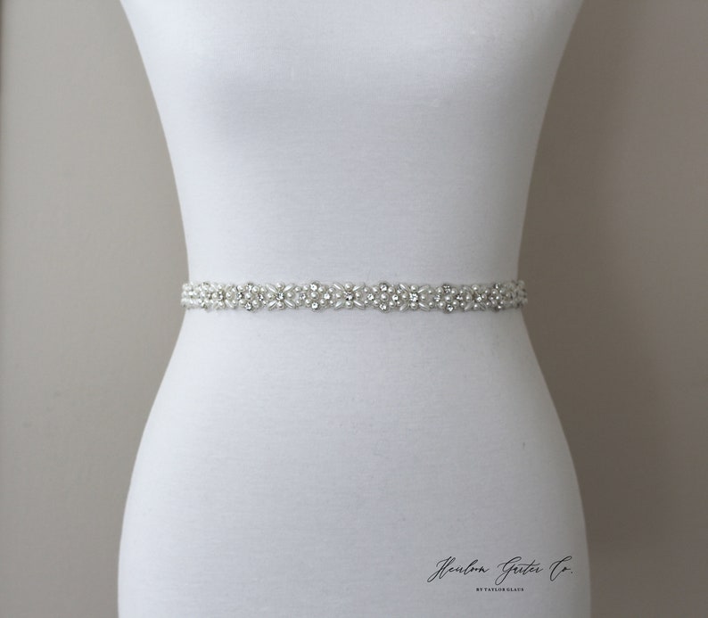 rhinestone bridesmaid belt