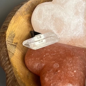 Crystal Car Air Vent Clips Crystal Air Vents Crystals Clear Quartz Point For Car Healing Crystals Accessories Witchy Boho Valentines Gift