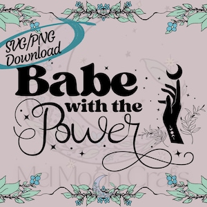 Babe with the Power SVG: Citação do Labirinto, Cricut e Silhouette (Download Digital)