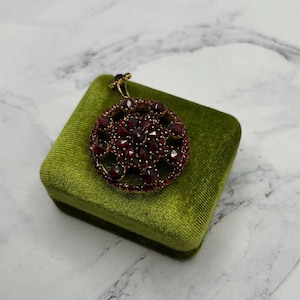Victorian Bohemian Garnet Pendant