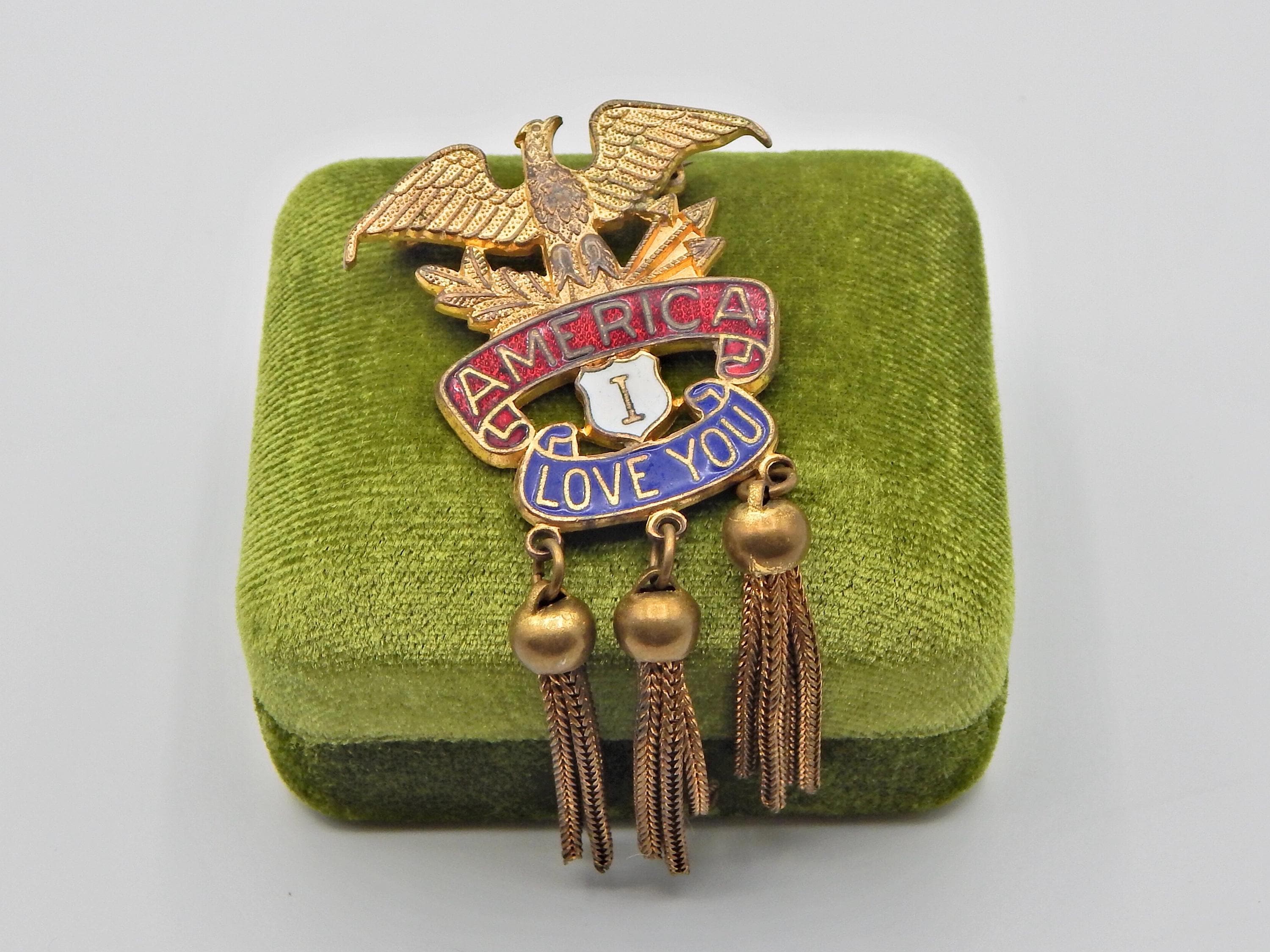 Wwii Sweetheart Brooch - Etsy