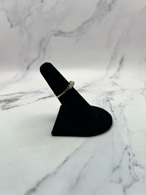 Antique Multi-Stone Opal Ring - image 5