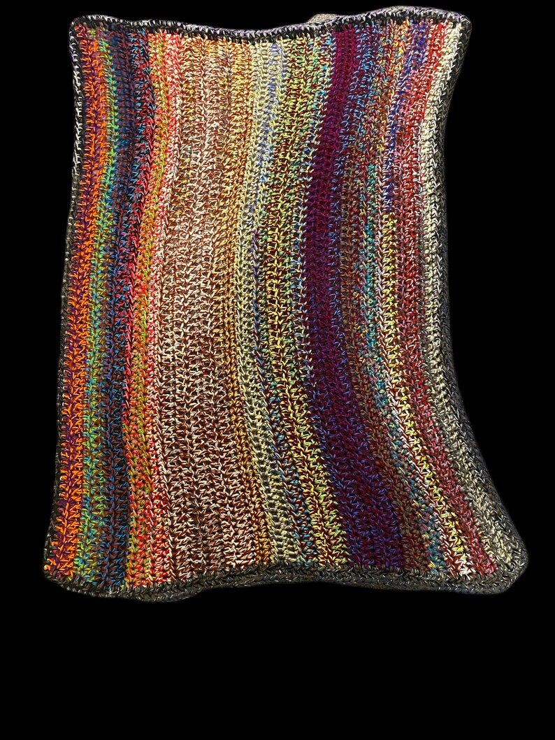 Handmade Crochet Afghan Aka ugly Blanket ready to Etsy