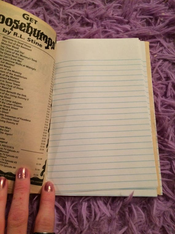 Goosebumps The Barking Ghost Re Purposed Notebook Junkbook