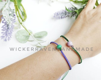 Beaded, dainty, small bracelet, anklet, Adjustable length, Summer bracelet, anklet