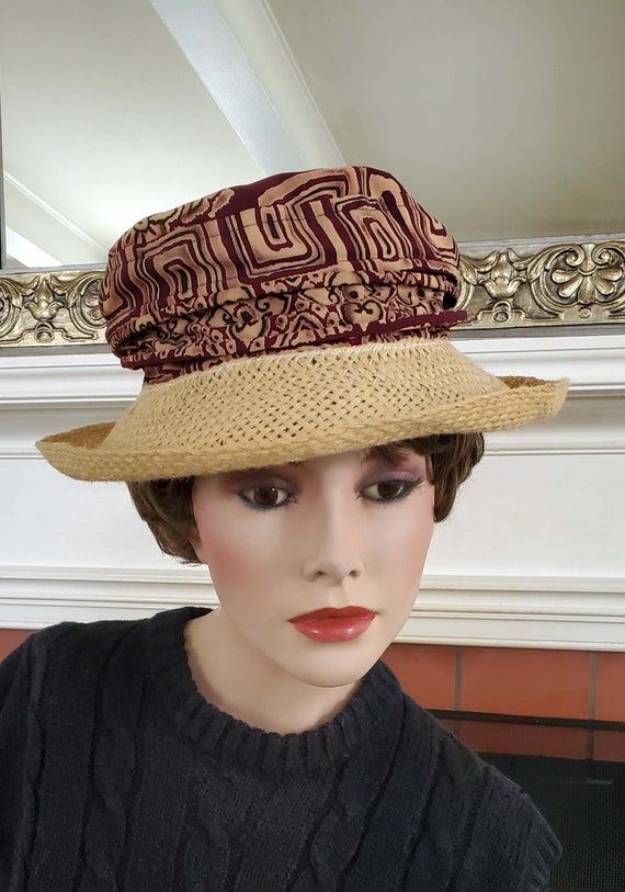 Unique Collapsible Vintage Summer Hat - image 1