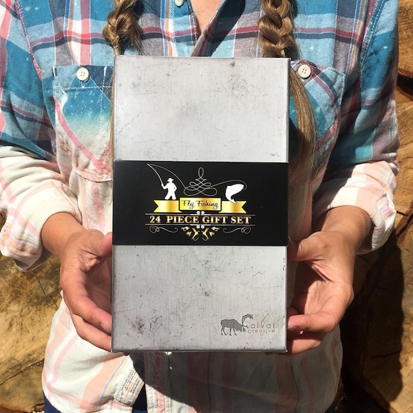 Ensemble-cadeau de 24 pièces pour la pêche à la mouche