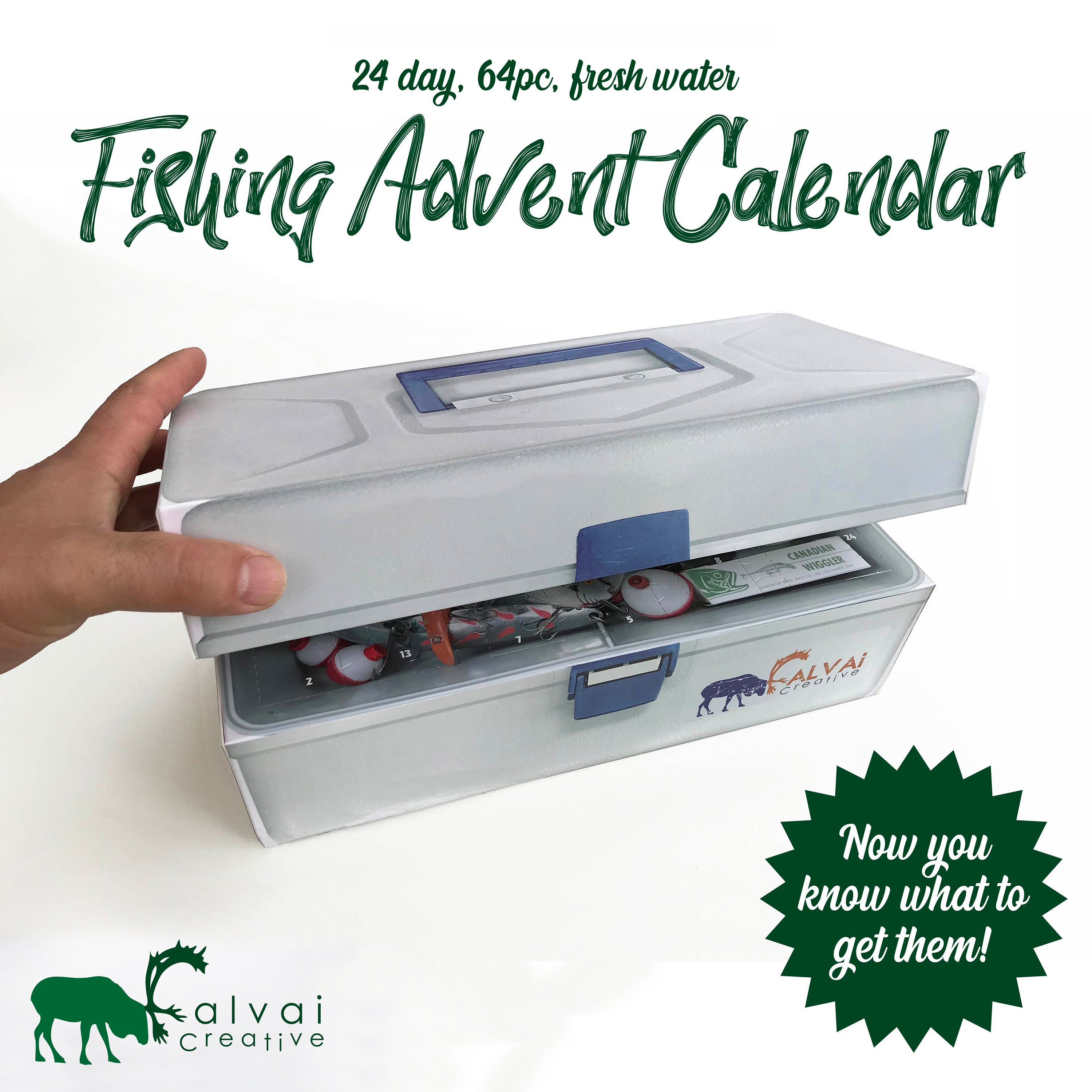 Fishing Lure Advent Calendar 