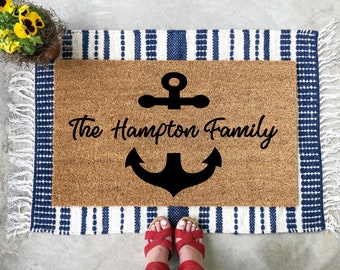 Nautical Doormat Etsy