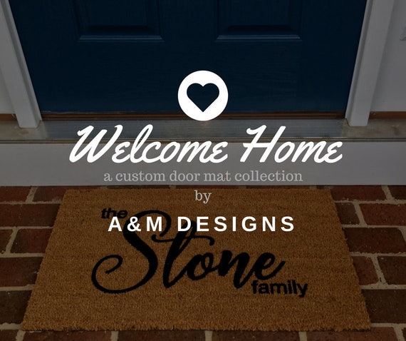 Family Gathers Here doormat Fall porch decor thanksgiving doormat farmhouse decor doormat fall doormat