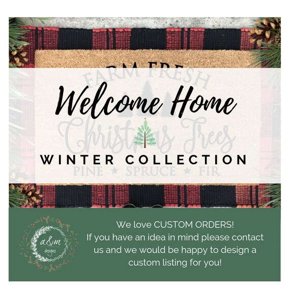 Design Your Own Doormat Custom Personalized Doormat Etsy