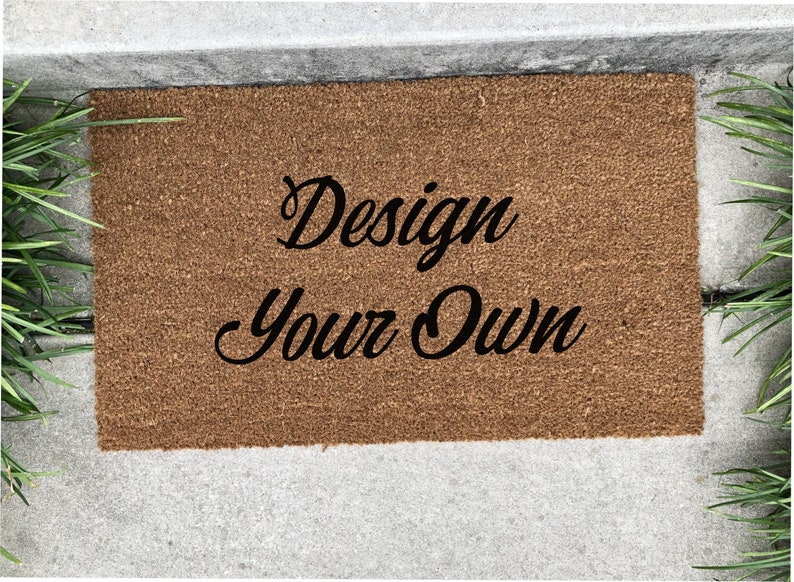 Camping is in Tents Door Mat Personalized Name Camp Door Mat Etsy