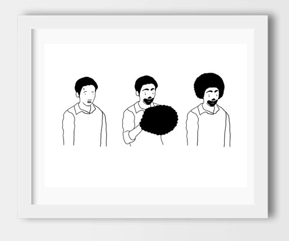 Clown Funny Meme Illustration Minimalist Artwork Clown Etsy