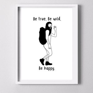 The great outdoors, Funny quote wall art , funny printable art print , quotes poster , funny illustration print , gift ideas , humorous gift