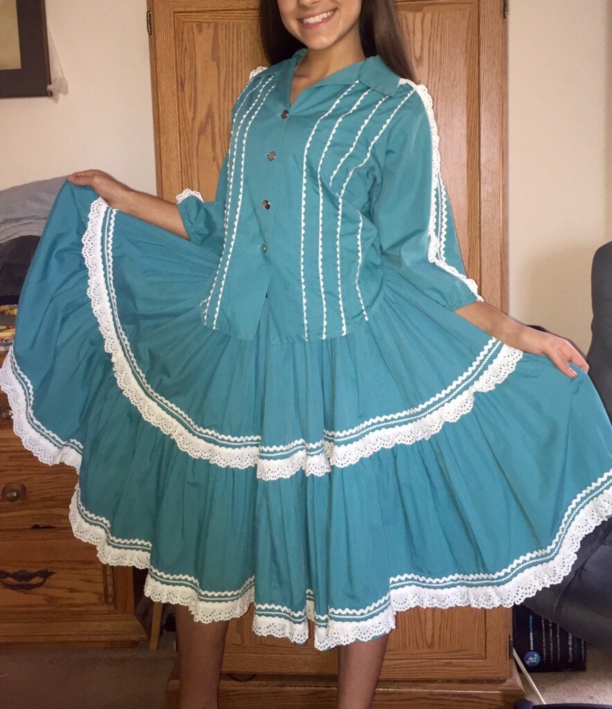 two piece mexican outfit