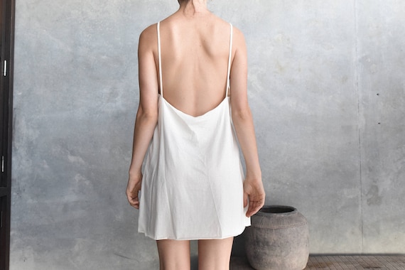 cotton slip dress