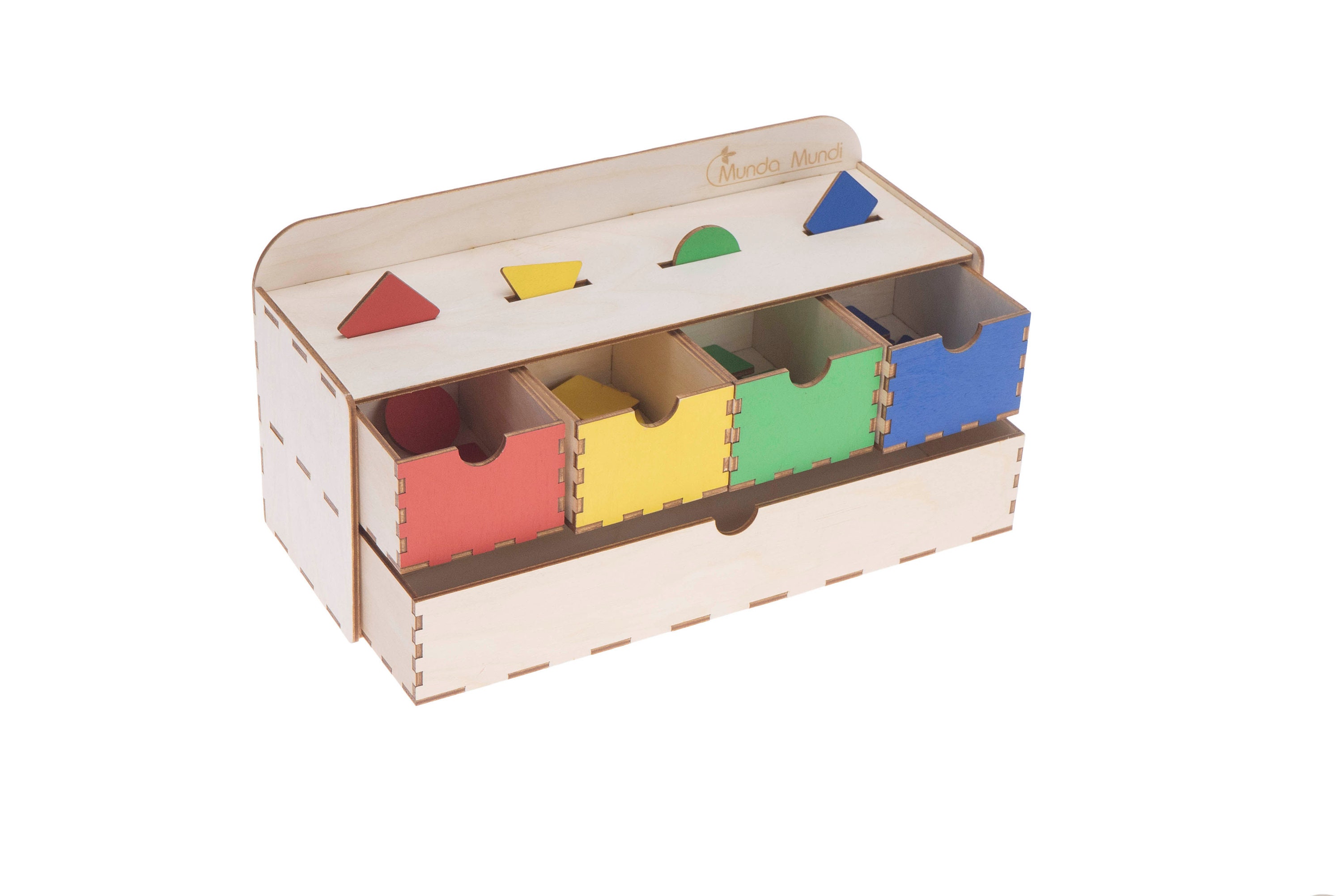 Wooden Kids Shape Sorter Montessori toy educational toy Etsy