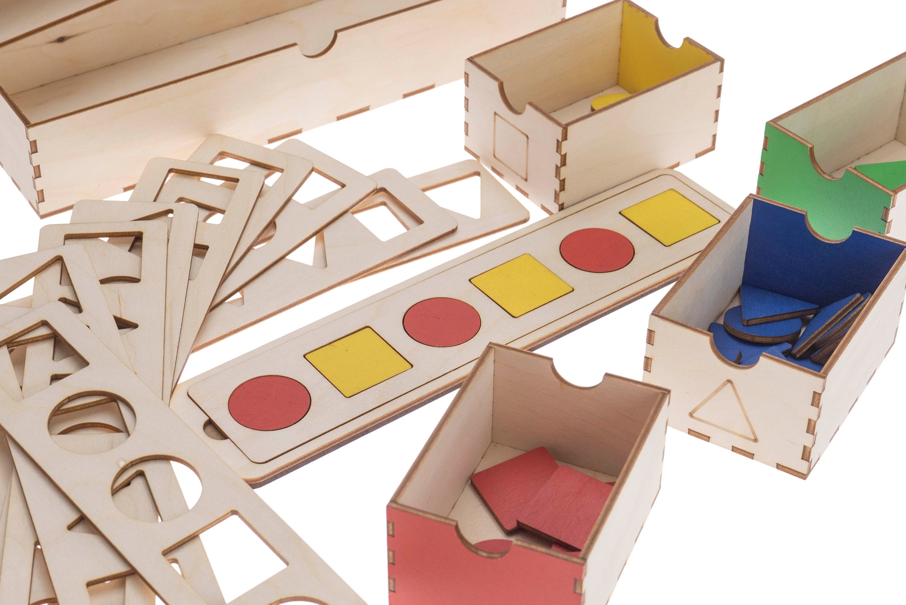 Wooden Kids Shape Sorter Montessori toy educational toy Etsy