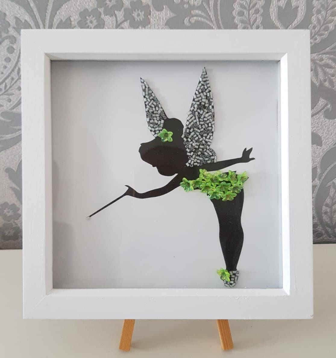 Tinkerbell Frame Green Fiary Gift for Her Nursery Decor Etsy UK