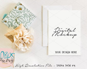 Download Free 5x7 Card Mockup gold mint Party Invitation Mockups, 5x7 invite Mockup, Styled Photography Mockup, Card and Envelope, Gold Mint Mockup (Gold) PSD Template