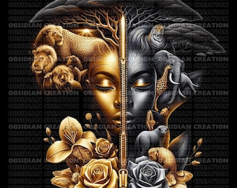 Afrikanische Clipart | Ethnische Illustration | Digitaler Download | Afrikanische Kunst | Anpassbare Clip Art | Kulturelle Clipart | Afrikanisches Erbe