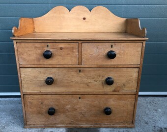 Antique Pine Dresser Etsy