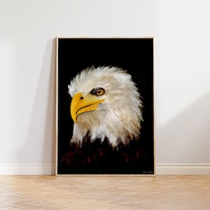 Eagle Painting | Eagle | Artwork | Digital Download | Printable Art | Wall Art | Digital Print | Power Eagle | Mascot