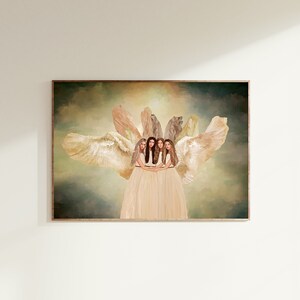 Angels Painting | Angels | Artwork | Wall Decor | Printable Art | Religious | Christian | Catholic | Digital Download